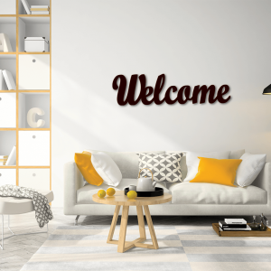 שלט Welcome